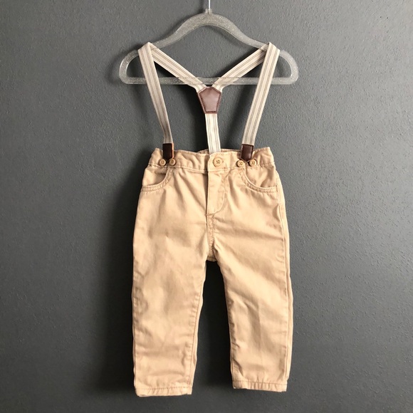 OshKosh B'gosh Other - Oshkosh B’gosh | Khaki Suspender Pants